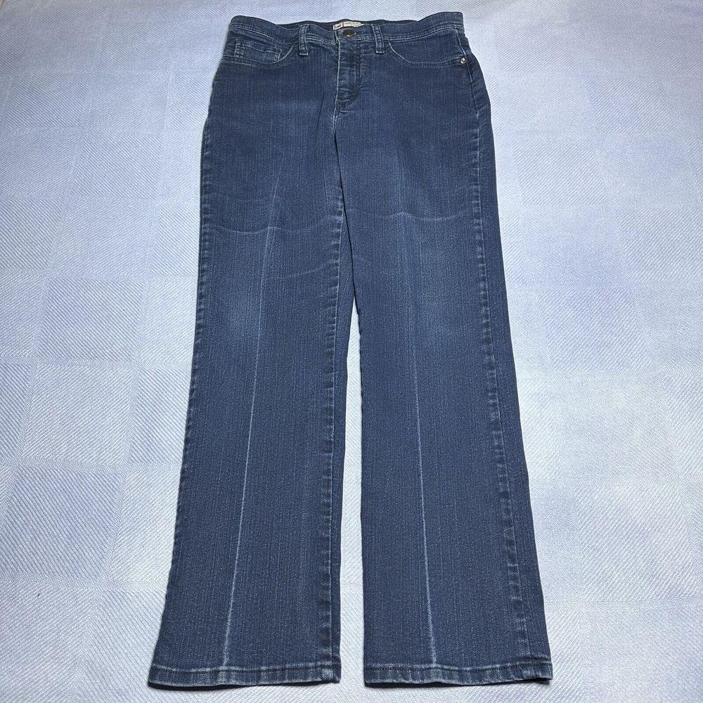 Lee Dark Wash Denim Jeans Classic Fit Straight‎ Leg Women's Size 8 Short (30x29)